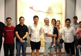 “艳·域——鱼儿山人雷刚重彩山水作品展”在庐灵文化艺术空间举行